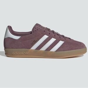 Adidas Originals Gazelle Indoor in Maroon and White